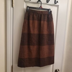 Celebrity Pink Brown A-Line Skirt